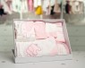 Box de nacimiento elefante -manta ROSADO